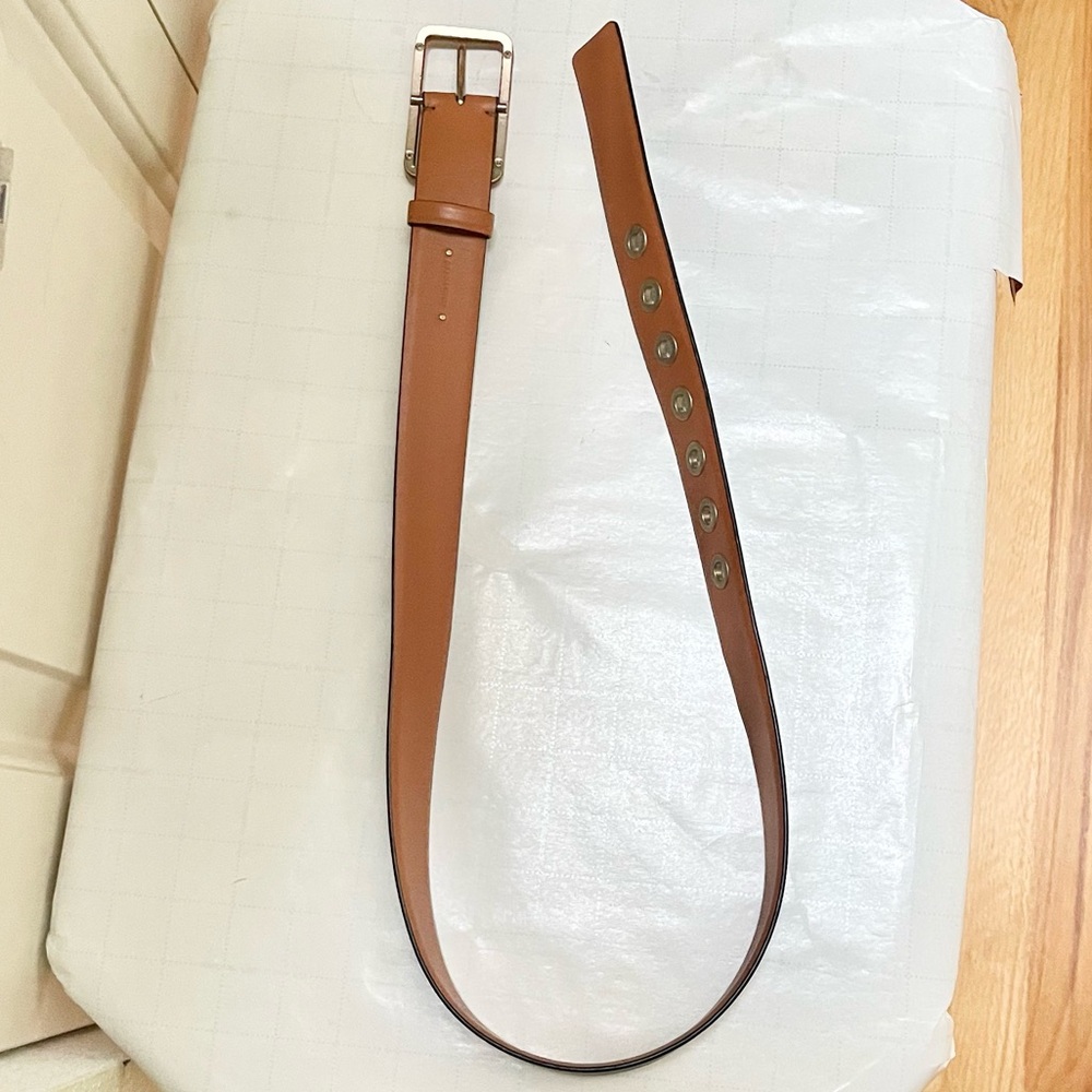 All Saints eyelet leather belt - Picture 5 of 10